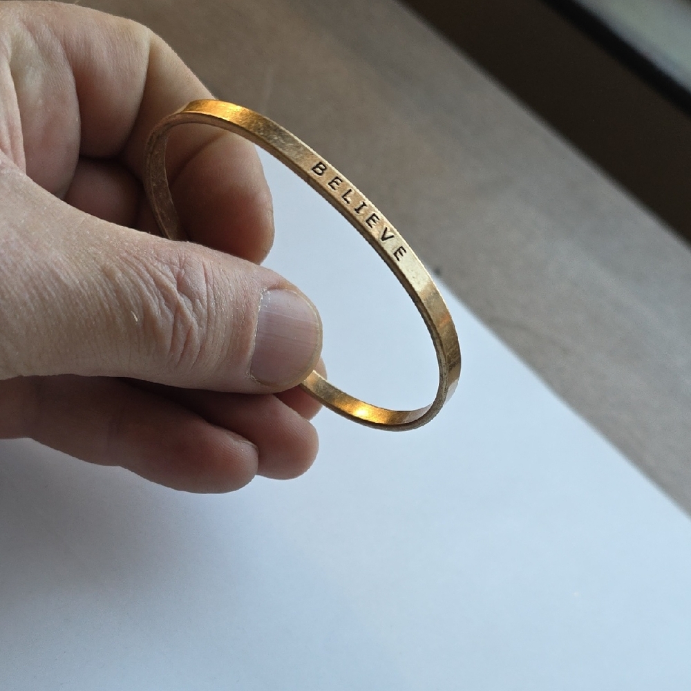 Gold Inspirational Bracelet